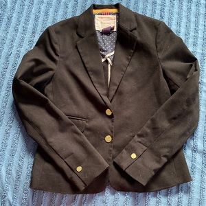 Anthropologie Cartonnier black blazer